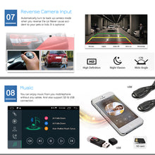 Load image into Gallery viewer, 2DIN Android 8.0 Car Radio Stereo 9in Capacitive Touch Screen High Definition GPS Navigation Bluetooth USB Player 1G DDR3 + 16G NAND Memory Flash for VW Passat Golf MK5 MK6 Jetta T5 EOS POLO Touran Seat Sharan - lexxson official store