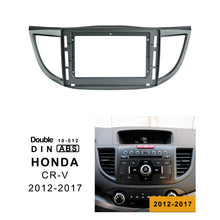 Load image into Gallery viewer, Double Din car Radio In-Dash Mounting Frame for Honda CRV 2012-2017 | car head unit Radio Installation fascia Facia for 10.1 inch car stereo Radio in Honda CRV 2012-2017 - lexxson official store