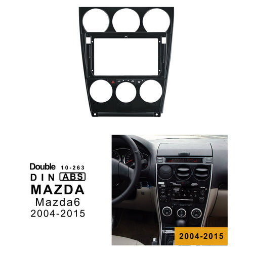 LEXXSON Car Radio In-Dash Mounting Frame Radio Installation Fascia with PCB for MAZDA 6 (year 2004-2015)  with 9 inch Screen Car Stereo - lexxson official store