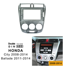 Load image into Gallery viewer, Car Radio In-Dash Mounting Frame Radio Installation Fascia for HONDA  CITY （Manual AC）2008-2014 / Ballade 2011-2014 with 10.1 inch Screen Car Stereo - lexxson official store