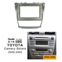 Load image into Gallery viewer, Double Din car Radio In-Dash Mounting Frame for Toyota Camry Solara 2006-2009  | car head unit Radio Installation fascia Facia for 10.1 inch car stereo Radio in Toyota Camry Solara 2006-2009 - lexxson official store