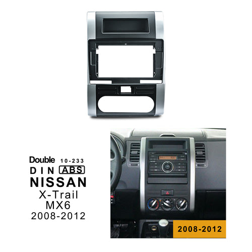 Car Radio In-Dash Mounting Frame Radio Installation Fascia for NISSAN QASHQAI XTRAL MX6 2008-2012 with 10.1 inch Screen Car Stereo - lexxson official store