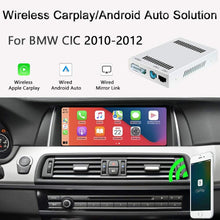 Load image into Gallery viewer, LEXXSON Wireless Compatible with Apple CarPlay Interface for BMW 2010-2012 Series 1 2 3 4 5 X1 X3 X4 All Models with CIC System CarPlay Module Support Android Auto Mirror Link