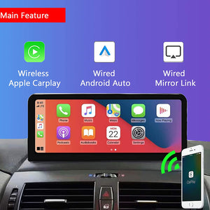 LEXXSON Wireless Apple CarPlay Android Auto for BMW 2013-2016 Series 1 2 3 4 5 7 Mini X1 X3 X4 X5 X6 with NBT System Car Play Module, Support Android Auto, with Mirror Link Airplay Function