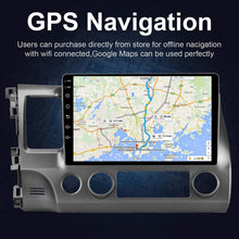 Load image into Gallery viewer, LEXXSON Android 10.1 Car Radio Stereo 10.1 inch Capacitive Touch Screen High Definition GPS Navigation Bluetooth USB Player 2G DDR3 + 16G NAND Memory Flash for Honda Civic 2007 2008 2009 2010 2011