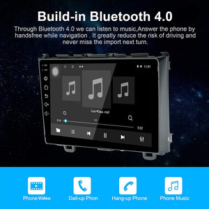 LEXXSON Android 10.1 Car Radio Stereo, 9 inch Capacitive Touch Screen High Definition Head Unit, Build-in Bluetooth USB Player 2G DDR3+16G GPS Navigation for Honda CR-V 2007 2008 2009 2010 2011