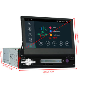 LEXXSON Android 8.1 Car Stereo Single Din Touch Screen Head Unit WITH MirrorLink /Navigation/WIFI/Remote Controller - lexxson official store