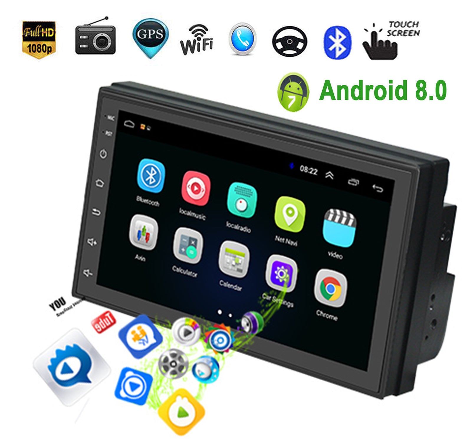 Buy Junsun Universal 7 9 10 Car Radio Multimedia Player For