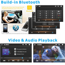 Load image into Gallery viewer, 7 inch 2DIN Car Stereo FM only Bluetooth MP3 MP4 Player media Player with USB SD - lexxson official store